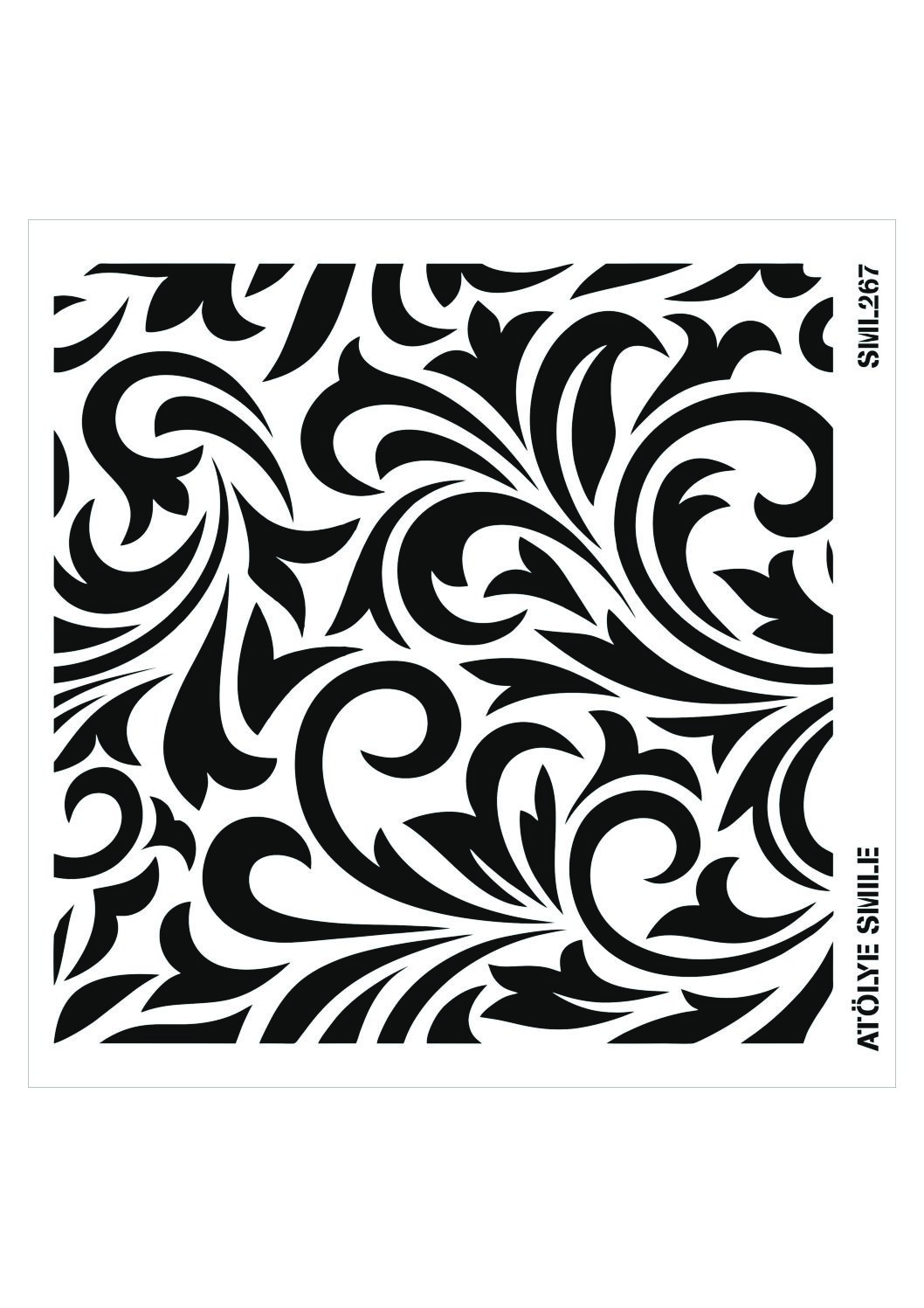 ATÖLYE SMİLE STENCİL SML-267