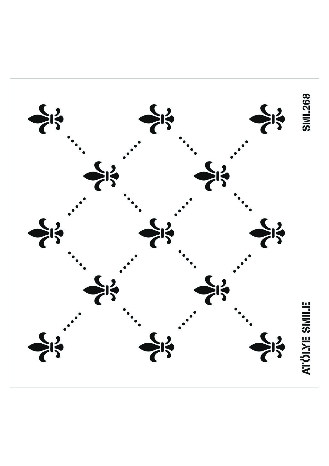 ATÖLYE SMİLE STENCİL SML-268