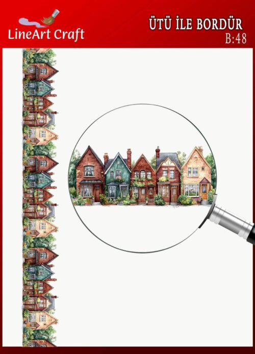 ÜTÜ İLE BORDÜR TRANSFER(5X150 CM)-B:48