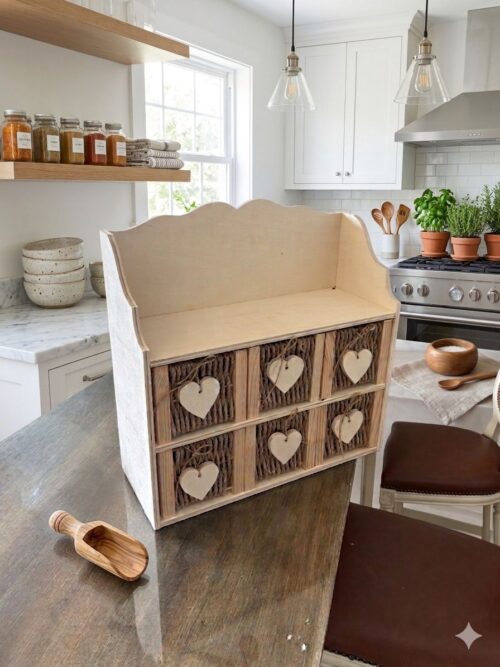 MASİF HASIR ALTI ÇEKMECELİ DOLAP