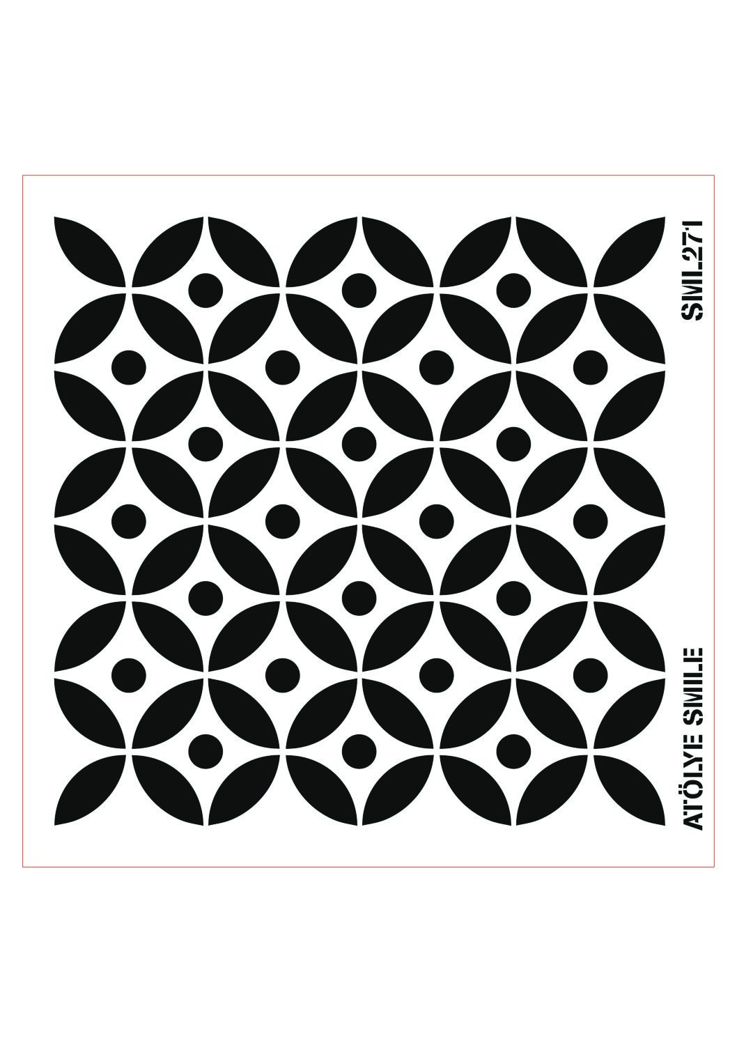 ATÖLYE SMİLE STENCİL SML-271