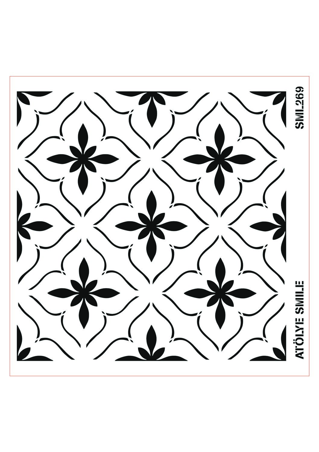 ATÖLYE SMİLE STENCİL SML-269