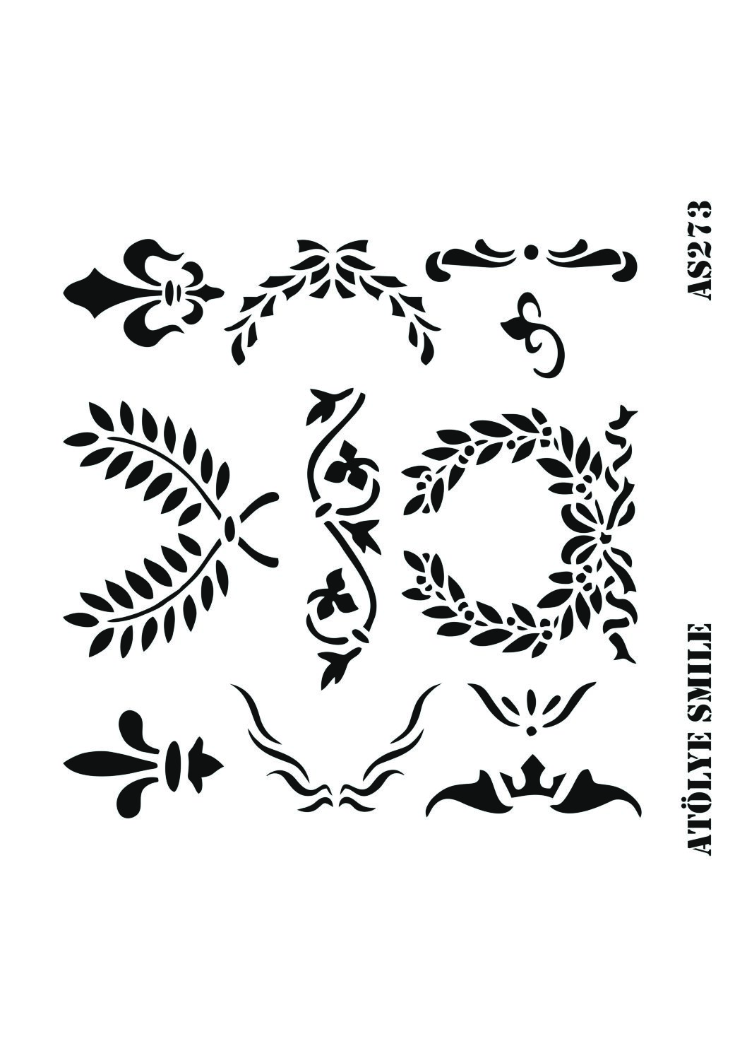 ATÖLYE SMİLE STENCİL SML-273