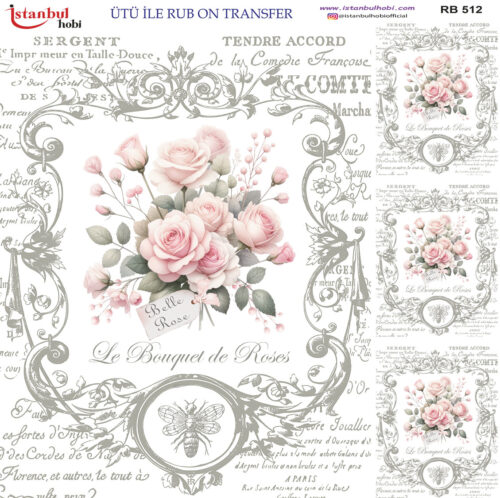İSTANBUL HOBİ ÜTÜ TRANSFER 30*30 RB - 512