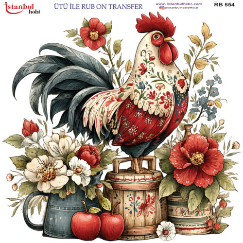 İSTANBUL HOBİ ÜTÜ TRANSFER 30*30 RB - 554