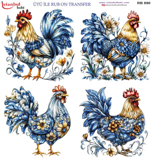 İSTANBUL HOBİ ÜTÜ TRANSFER 30*30 RB - 890