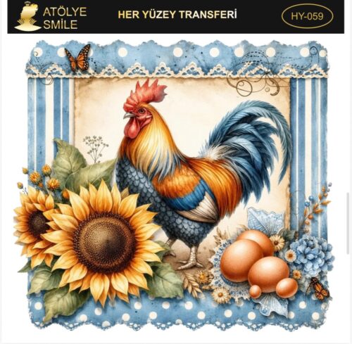 ATÖLYE SMİLE HER YÜZEY TRANSFER HY-059
