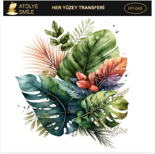 ATÖLYE SMİLE HER YÜZEY TRANSFER HY-045