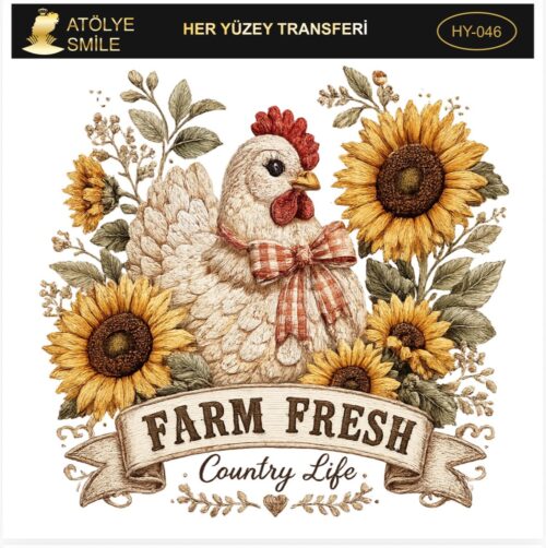 ATÖLYE SMİLE HER YÜZEY TRANSFER HY-046