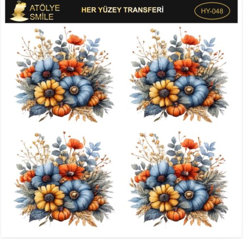 ATÖLYE SMİLE HER YÜZEY TRANSFER HY-048