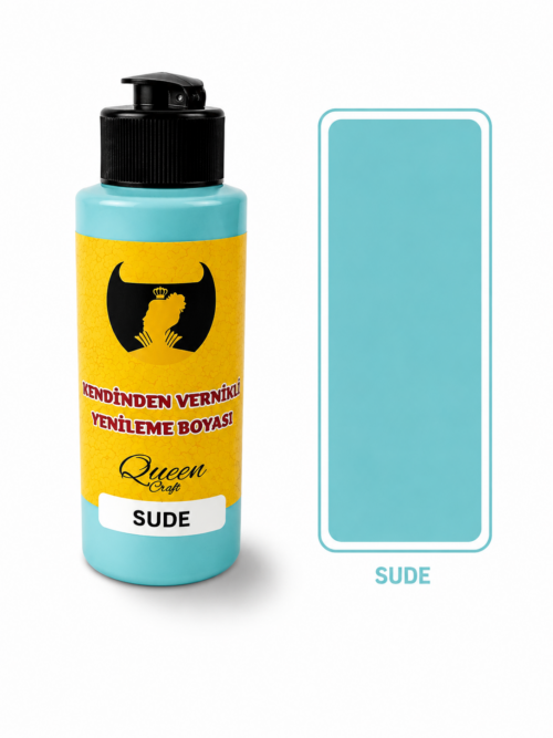 QUEEN CRAFT KENDİNDEN VERNİKLİ BOYA 120 ML-SUDE