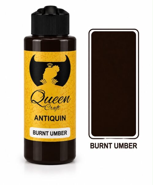 QUEEN CRAFT ANTİQUİN 120 ML-BURNT UMBER